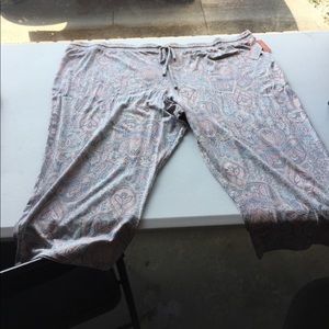 Capri sleep plus size sleep pant 3x